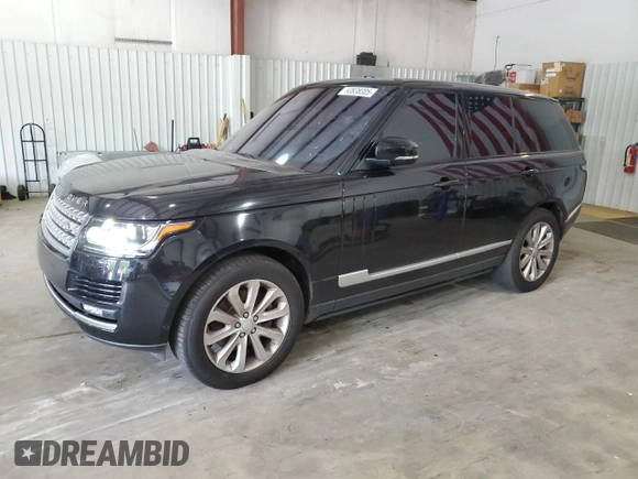 2016 Land Rover Range Rover HSE with VIN SALGS2KF5GA270036, listed as a Copart auction lot 53838305 with 106,666 mi miles and Clean title. Bid and sale history available at DreamBid. Image 1.