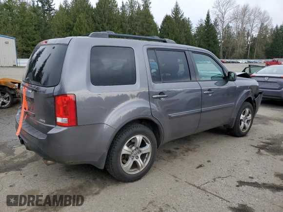 2014 Honda Pilot EX-L with VIN 5FNYF4H57EB041310, listed as a Copart auction lot 49483535 with 163,419 mi miles and Salvage Title. Bid and sale history available at carsss.com. Image 3.