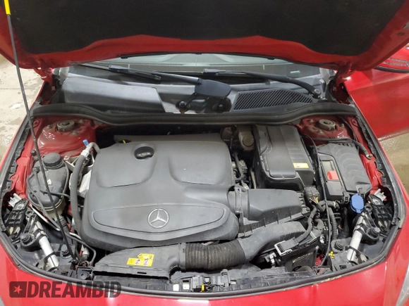 2015 Mercedes-Benz CLA 250 with VIN WDDSJ4GB9FN183680, listed as a Copart auction lot 56466785 with 115,439 mi miles and Salvage Title. Bid and sale history available at DreamBid. Image 11.