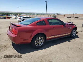 2005 Ford Mustang Deluxe with VIN 1ZVFT80N155171312, listed as a Copart auction lot 57504585 with 141,922 mi miles and Salvage title. Bid and sale history available at DreamBid. Image 3.