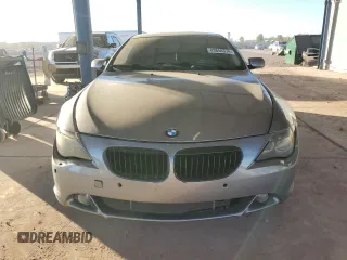 2007 BMW 6 Series 650i with VIN WBAEH13537CR52749, listed as a Copart auction lot 83858374 with 154,700 mi miles and Clean Title. Bid and sale history available at carsss.com. Image 5.
