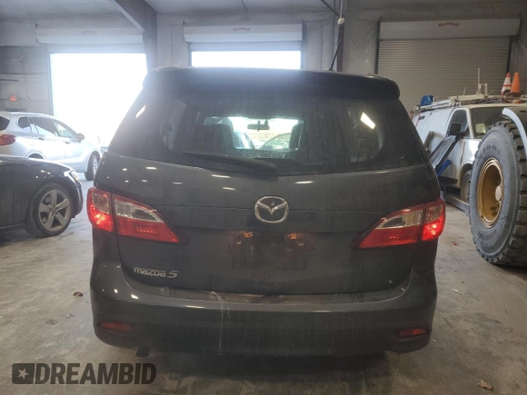 2012 Mazda 5 Grand Touring with VIN JM1CW2DL5C0140139, listed as a Copart auction lot 41837635 with 56,197 mi miles and Salvage title. Bid and sale history available at DreamBid. Image 6.