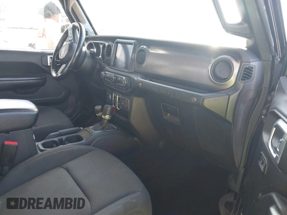 2021 Jeep Wrangler Unlimited Sport S with VIN 1C4HJXDN3MW681403, listed as a IAAI auction lot 41616298 with 40,526 mi miles and . Bid and sale history available at DreamBid. Image 5.