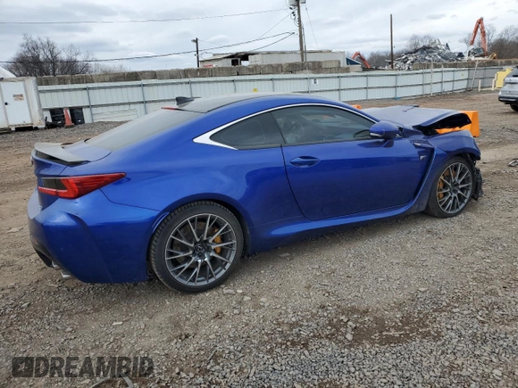 2015 Lexus RC F F z VIN JTHHP5BCXF5002500, wystawiony jako Copart lot #45632835 z przebiegiem 100 785 mil mil oraz Szkoda całkowita • Salvage title. Historia ofert i sprzedaży dostępna na DreamBid. Obrazek 3.