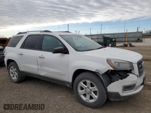 2016 GMC Acadia SLE with VIN 1GKKRPKD0GJ232016, listed as a Copart auction lot 44008775 with 159,510 mi miles and Salvage Title. Bid and sale history available at carsss.com. Image 4.