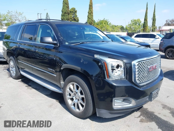 2015 GMC Yukon XL Denali with VIN 1GKS1JKJ1FR134428, listed as a IAAI auction lot 42149588 with 116,207 mi miles. Bid and sale history available at carsss.com. Image 1.