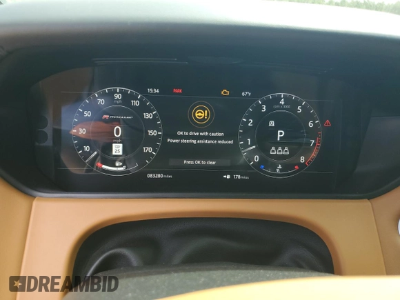 2019 Land Rover Range Rover Velar с VIN SALYM2EV8KA209841, выставлен на аукционе Copart как лот 54536915 с пробегом 83 280 миль миль и Списание • Salvage title. История ставок и продаж доступна на DreamBid. Изображение 9.