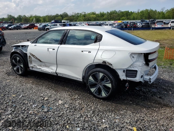 2024 Polestar 2 z VIN YSMFD3KA4RL223132, wystawiony jako Copart lot #55746955 z przebiegiem 6101 mil mil oraz Szkody całkowita. Historia ofert i sprzedaży dostępna na DreamBid. Obrazek 2.