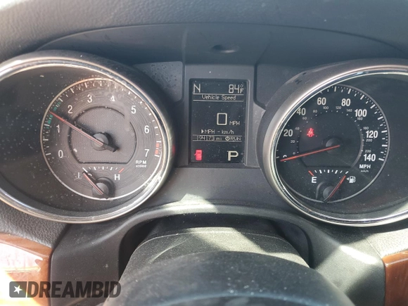 2011 Jeep Grand Cherokee Limited z VIN 1J4RR5GG0BC612109, wystawiony jako Copart lot #53918985 z przebiegiem 194 173 mil mil oraz Szkoda całkowita • Salvage title. Historia ofert i sprzedaży dostępna na DreamBid. Obrazek 9.