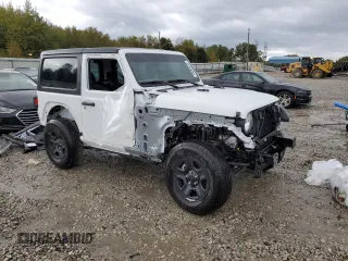 2024 Jeep Wrangler Sport S z VIN 1C4PJXAN7RW134755, wystawiony jako Copart lot #79609434 z przebiegiem 3 640 mil mil oraz Szkoda całkowita • Salvage title. Historia ofert i sprzedaży dostępna na DreamBid. Obrazek 4.
