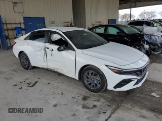 2024 Hyundai Elantra SEL with VIN KMHLM4DG9RU764026, listed as a Copart auction lot 52707325 with 13,660 mi miles and Non Repairable. Bid and sale history available at carsss.com. Image 4.