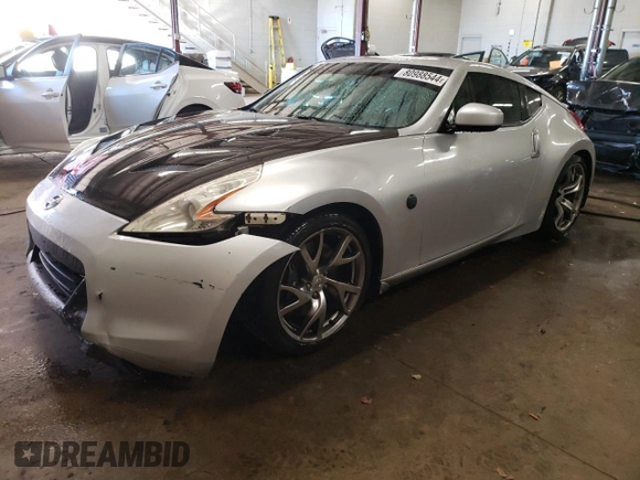 2010 Nissan 370Z Touring with VIN JN1AZ4EH8AM505541, listed as a Copart auction lot 80988544 with 179,473 mi miles and Salvage Title. Bid and sale history available at carsss.com. Image 1.