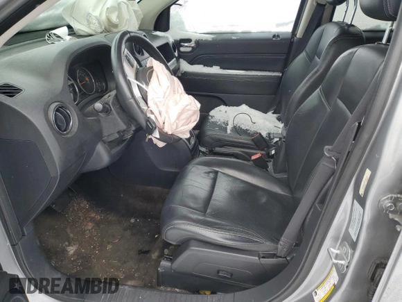 2015 Jeep Compass High Altitude Edition with VIN 1C4NJCEA8FD264154, listed as a Copart auction lot 43835095 with 156,285 mi miles and Salvage Title. Bid and sale history available at carsss.com. Image 7.