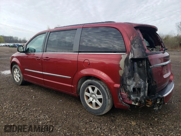 2012 Chrysler Town & Country Touring with VIN 2C4RC1BG3CR348836, listed as a Copart auction lot 52177105 with 184,059 mi miles and Salvage Title. Bid and sale history available at carsss.com. Image 2.