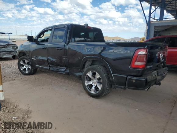2020 Ram 1500 Laramie with VIN 1C6SRFDT9LN162021, listed as a Copart auction lot 89021885 with 133,804 mi miles and Salvage Title. Bid and sale history available at carsss.com. Image 2.