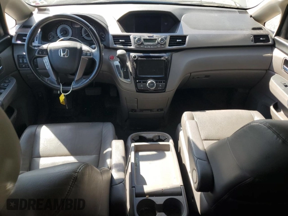 2016 Honda Odyssey EX-L with VIN 5FNRL5H69GB003379, listed as a Copart auction lot 48932295 with 144,904 mi miles and Salvage Title. Bid and sale history available at DreamBid. Image 8.