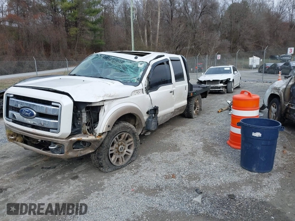 2011 Ford Super Duty F-250 SRW XL with VIN 1FT7W2BT9BEB98633, listed as a IAAI auction lot 41146608 with 209,089 mi miles. Bid and sale history available at carsss.com. Image 2.