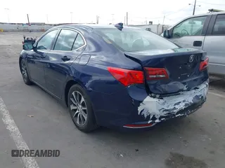 2015 Acura TLX Tech with VIN 19UUB1F51FA004938, listed as a IAAI auction lot 42083428 with 108,397 mi miles. Bid and sale history available at carsss.com. Image 3.