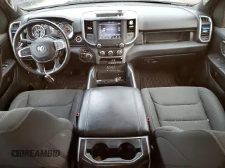 2021 Ram 1500 Big Horn with VIN 1C6SRFBT6MN727653, listed as a Copart auction lot 46327465 with 91,220 mi miles and Salvage Title. Bid and sale history available at carsss.com. Image 8.