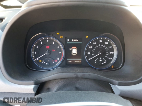 2020 Hyundai Kona SEL Plus with VIN KM8K62AA7LU520201, listed as a Copart auction lot 88812605 with 82,696 mi miles and Salvage Title. Bid and sale history available at carsss.com. Image 9.