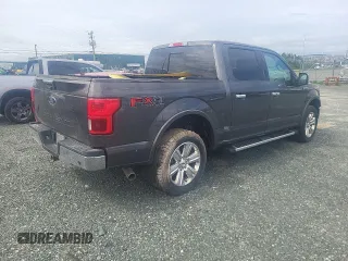 2020 Ford F-150 XL with VIN 1FTEW1E58LKF49324, listed as a Copart auction lot 58653615 with 118,520 mi miles and Salvage title. Bid and sale history available at DreamBid. Image 3.