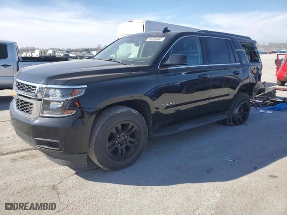 2018 Chevrolet Tahoe LT with VIN 1GNSKBKC1JR107925, listed as a Copart auction lot 45535485 with 89,903 mi miles and Salvage Title. Bid and sale history available at carsss.com. Image 1.