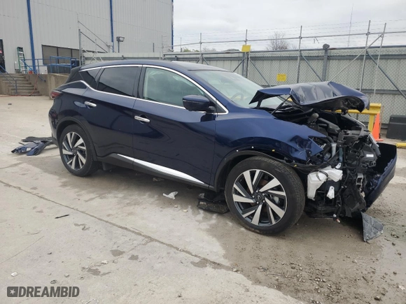 2024 Nissan Murano SL with VIN 5N1AZ2CJ3RC115404, listed as a Copart auction lot 81108454 with 6,396 mi miles and Salvage Title. Bid and sale history available at carsss.com. Image 4.