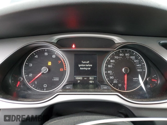 2015 Audi A4 Premium with VIN WAUBFAFL7FN030538, listed as a Copart auction lot 48596325 with 103,453 mi miles and Salvage Title. Bid and sale history available at carsss.com. Image 9.