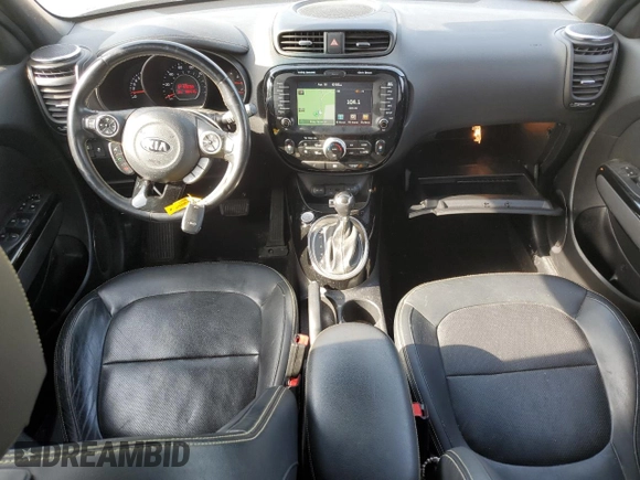 2015 Kia Soul + with VIN KNDJP3A59F7114011, listed as a Copart auction lot 55461055 with 86,413 mi miles and Salvage Title. Bid and sale history available at DreamBid. Image 8.