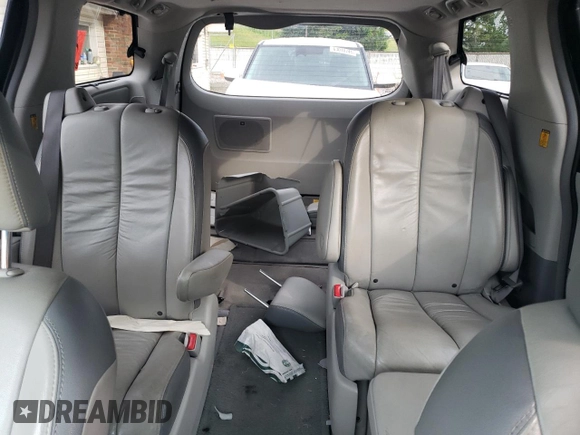 2011 Toyota Sienna XLE with VIN 5TDDK3DC8BS020059, listed as a Copart auction lot 62954985 with 219,974 mi miles and Salvage title. Bid and sale history available at DreamBid. Image 10.