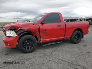 2017 Ram 1500 Express with VIN 3C6JR6AT9HG745754, listed as a Copart auction lot 47982095 with 56,973 mi miles and Salvage title. Bid and sale history available at DreamBid. Image 1.