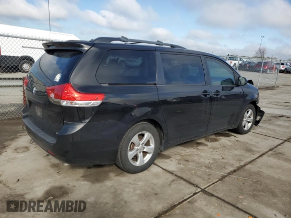 2013 Toyota Sienna LE AAS with VIN 5TDKK3DCXDS313827, listed as a Copart auction lot 49465175 with 134,579 mi miles and Salvage title. Bid and sale history available at DreamBid. Image 3.