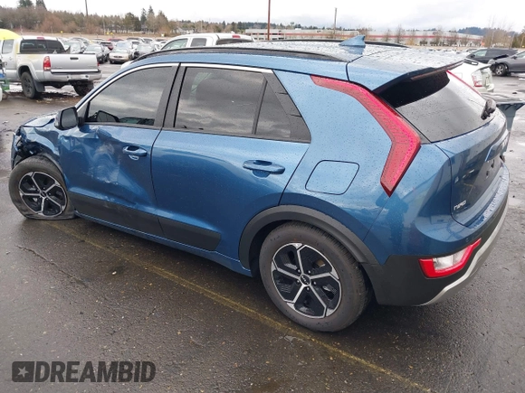2024 Kia Niro EX Touring with VIN KNDCR3LE2R5189956, listed as a IAAI auction lot 41517262 with 2,291 mi miles. Bid and sale history available at carsss.com. Image 3.