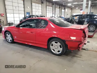 2006 Chevrolet Monte Carlo SS with VIN 2G1WL16C069222599, listed as a Copart auction lot 73144014 with 56,617 mi miles and Salvage Title. Bid and sale history available at carsss.com. Image 2.