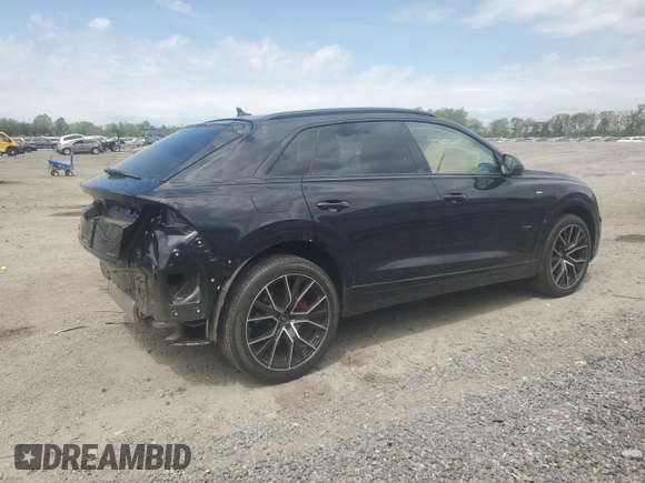 2023 Audi Q8 Premium Plus z VIN WA1EVBF19PD023387, wystawiony jako Copart lot #53536155 z przebiegiem 26 483 mil mil oraz Szkoda całkowita • Salvage title. Historia ofert i sprzedaży dostępna na DreamBid. Obrazek 3.