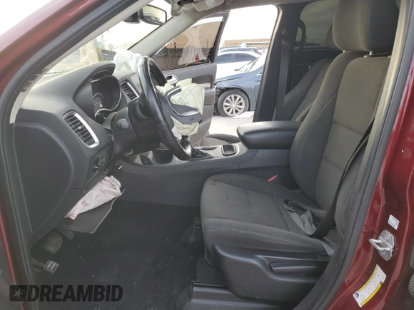 2020 Dodge Durango SXT Plus with VIN 1C4RDJAG7LC262615, listed as a Copart auction lot 83394644 with Not Provided miles and Clean Title. Bid and sale history available at DreamBid. Image 7.