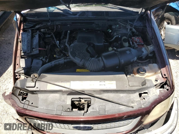 2001 Ford F-150 XLT with VIN 1FTRW08L31KE43205, listed as a Copart auction lot 56141495 with Not provided miles and Non repairable. Bid and sale history available at DreamBid. Image 11.