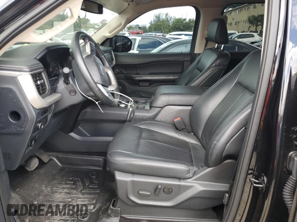 2022 Ford Expedition Max XLT with VIN 1FMJK1HT9NEA61985, listed as a Copart auction lot 76666394 with 54,866 mi miles and Salvage title. Bid and sale history available at DreamBid. Image 7.