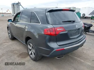 2013 Acura MDX with VIN 2HNYD2H25DH517086, listed as a IAAI auction lot 41748238 with 109,219 mi miles. Bid and sale history available at carsss.com. Image 3.