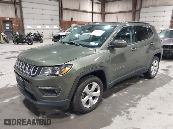 2021 Jeep Compass Latitude with VIN 3C4NJDBB1MT566220, listed as a IAAI auction lot 41816107 with 69,139 mi miles and . Bid and sale history available at DreamBid. Image 17.