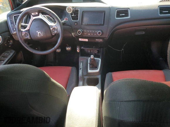 2015 Honda Civic Sedan Si with VIN 2HGFB6E5XFH700576, listed as a Copart auction lot 50769495 with 0 mi miles and Salvage Title. Bid and sale history available at carsss.com. Image 8.
