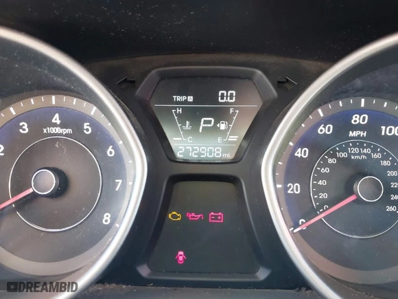 2014 Hyundai Elantra Limited with VIN 5NPDH4AE3EH478872, listed as a IAAI auction lot 41654207 with 1 mi miles. Bid and sale history available at carsss.com. Image 7.