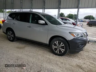 2017 Nissan Pathfinder Platinum with VIN 5N1DR2MM8HC615272, listed as a Copart auction lot 60481315 with 150,517 mi miles and Clean title. Bid and sale history available at DreamBid. Image 4.