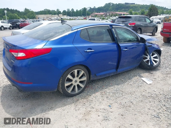 2013 Kia Optima SX with VIN 5XXGR4A63DG137405, listed as a IAAI auction lot 42320004 with 132,150 mi miles and . Bid and sale history available at DreamBid. Image 4.