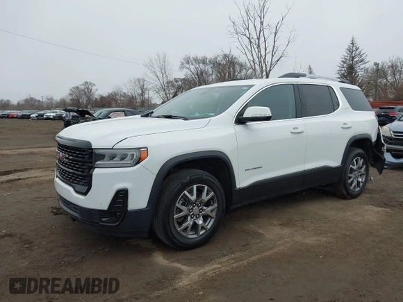 2021 GMC Acadia SLT with VIN 1GKKNML4XMZ209400, listed as a IAAI auction lot 41865093 with 63,947 mi miles. Bid and sale history available at carsss.com. Image 2.