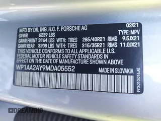 2021 Porsche Cayenne z VIN WP1AA2AY9MDA05552, wystawiony jako IAAI lot #41309861 z przebiegiem 36 780 mil mil oraz . Historia ofert i sprzedaży dostępna na DreamBid. Obrazek 9.