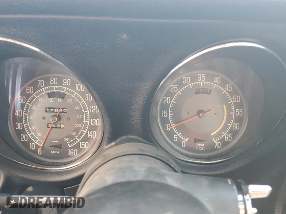 1976 Chevrolet Corvette with VIN 1Z37L6S431663, listed as a Copart auction lot 49045205 with 12,830 mi miles and Clean title. Bid and sale history available at DreamBid. Image 9.