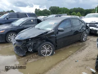 2014 Toyota Corolla L with VIN 5YFBURHE5EP046759, listed as a Copart auction lot 58807055 with Not provided miles and Salvage title. Bid and sale history available at DreamBid. Image 1.