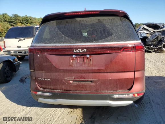 2024 Kia Carnival EX with VIN KNDNC5H31R6390545, listed as a Copart auction lot 76735794 with 11,858 mi miles and Salvage Title. Bid and sale history available at carsss.com. Image 6.