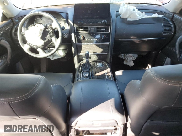 2023 Nissan Armada Platinum with VIN JN8AY2DA3P9402830, listed as a Copart auction lot 88524215 with 19,561 mi miles and Salvage Title. Bid and sale history available at carsss.com. Image 8.